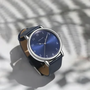 Best-selling Fashion Watch Classic Business Blue Dial Men’s Mechanical Watch Business Watch