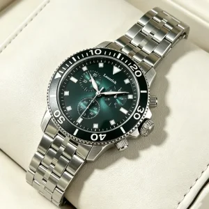 Bestselling Luxury Quartz Men’s Diver Watches Luminous Pointer Stainless Steel 45.5mm Sapphire Crystal Waterproof Relojes