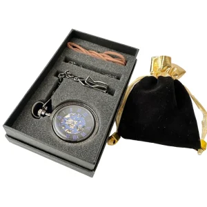 Big Box Retro Roman Big Face Pocket Watch Automatic Mechanical Pocket Watch