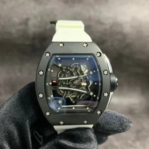 Black Ceramic Case Rubber Strap Business Men’s Watch Mechanical Watch