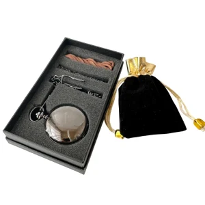 Black Retro Hand Wind Double Side Roman Mechanical Pocket Watch