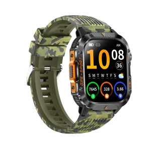 Bluetooth Smart Watch 2.01 inch 240*296 IPS GPS Fitness Sports Smartwatch Black Blue Green Health Monitoring