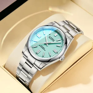 Bonest Gatti High Quality Men Mechanical Automatic Watch Sapphire Crystal Waterproof Skeleton Business Wristwatch