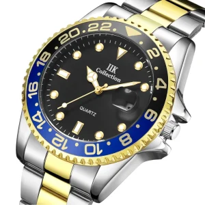 Brand Watches for Men Waterproof Date Wristwatch Steel Luxury Watch for Gifts