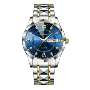 Business Date Watch Men’s Fashion Wristwatch Quartz Watch