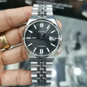 Business Fashion Men’s Black Dial Automatic Mechanical Business Casual Luminous Classic Waterproof Watch