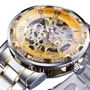 Business Luxury Mechanical Automatic Stainless Steel Watch Custom Logo Men’s Water Proof Wrist Watch