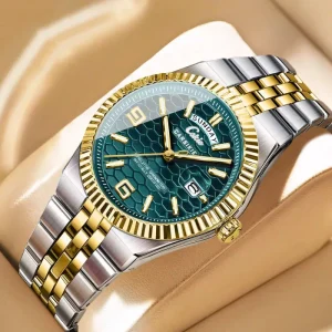 Business Men Luxury Watches Quartz Movement Waterproof Gold Watch Custom Watch Dial Logo Manufacturer