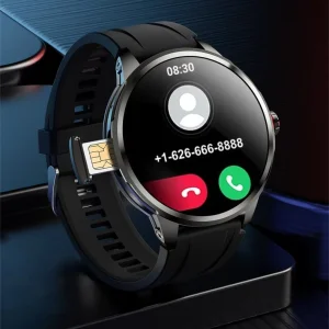 Business Men’s Smart Watch IP67 Waterproof Magnetic Charging GPS with Calendar Support SIM Card Android 1.75 Inches