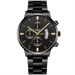Business Men’s Watch Luxury Dial Men’s Leisure Quartz Watch Fashion Wristwatch