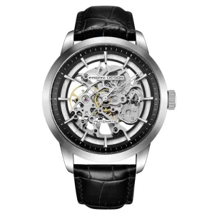 Business Men’s Watch Luxury Hollow Leather Watch Mechanical Watch