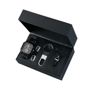 Business Souvenir Gift Set for Boyfriend Watch Necklace Eco-Friendly Modern Simple Men’s Gift