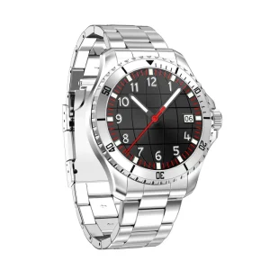 Business Stainless Steel Smartwatch R1 Waterproof Smart Watch Compatible for Men Women