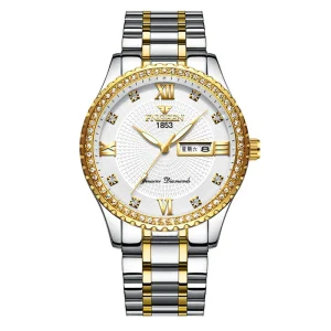 Business Watch Movement Wrist Watch with Date for Men