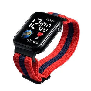 C007 Nylon Straps Reloj Elastic Band Sports Watch Elastic Belt Bracelet Wristwatch Luxury Electronic Digital Watch
