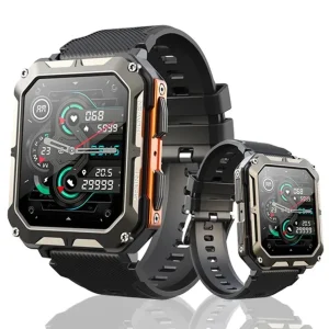 C20 Pro Smartwatch 1.83inch Bt Dial Calling Outdoor Sport IP68 Men Rugged Smart Watch