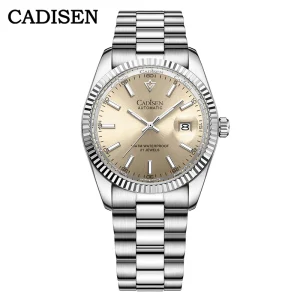 C8214M Mens Mechanical Automatic Watch C3 Luminous AR Sapphire MIYOTA 8215 100M Waterproof Gift Watch Men