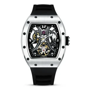 CHANCE Unisex Automatic Watch Fashion Mechanical Watch Square Silicone Strap Oval Factory
