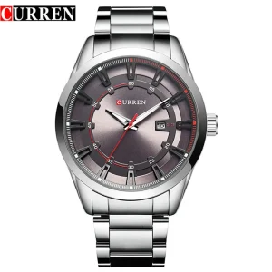 CURREN 8246 Men’s Quartz Fashion Casual Dress Wristwatch Date Display Watch Relogio Masculino