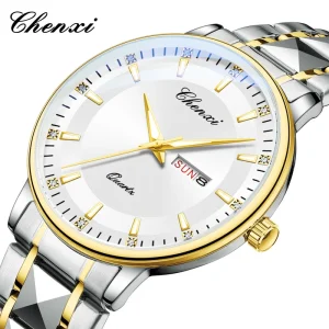 CX 601 Luxury Business Antique Women’s Alloy Case Cartoon Simple Watch Popular Model 33MM Dial Butterfly Double Button Dual