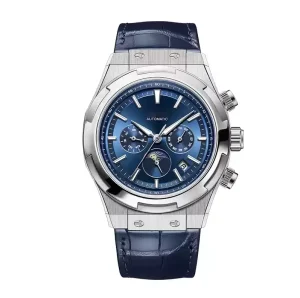 Calendar Sun-moon Phase Automatic Mechanical Steel Business Watch for Guest’s Own Brand