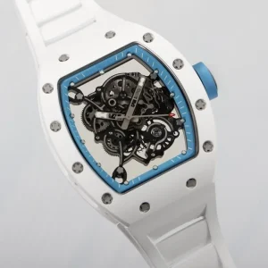 Carbon TPT Rose Gold Diamond Paved Automatic Mechanical Skeleton Men’s Watch