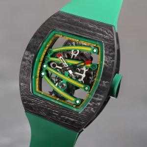 Carbon fiber men’s automatic mechanical tourbillon waterproof sports watch
