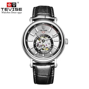 Casual Business Watch Leather Strap Mens Watches 41mm Dial Automatic Movement Mechanical Wristwatches Designer Wristwatch