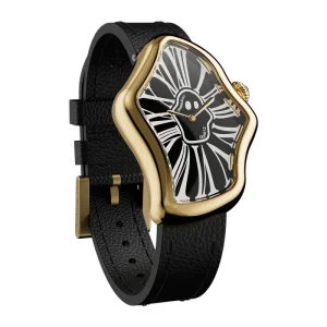 Casual Ladies Quartz Watch Unique Twisted Design Crystal Protective Lens Stainless Steel Case