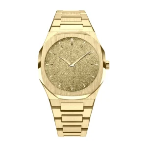 Casual Men Wrist Watch Waterproof Stainless Steel Classic Gold Fashion Watch