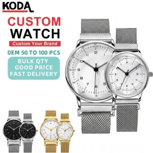 Casual Men’s Vintage Classic Wristwatch Stainless Steel Metal Band