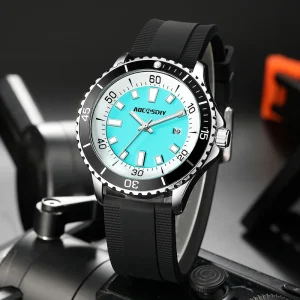 Casual Watches for Men Fashion Men’s Watch Multi Functional Luminous Date Quartz Wrist Watch Waterproof Leisure Watch