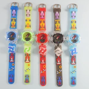 Children’s Electronic Watch Toys with Cartoon Racing Car Design at Factory Price a Must Have for Students