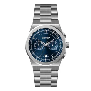 China Manufacturer Sport Custom Trendy Luxury Chronograph Classic Stainless Steel Watches Men Wrist