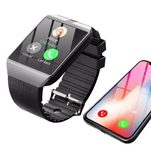 Chinese Logo Custom Men’s Women ODM DZ09 Android Smart Watch Student Wrist Steel Rose Gold Digital Watch for iPhone