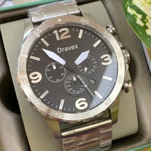 Chronograph Men’s Luxury Waterproof Multifunction Fashion Luminous Round Three Eyes Quartz Watch