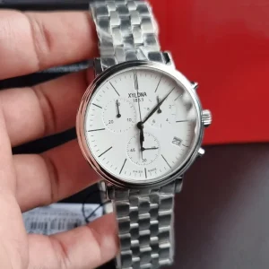 Chronograph Quartz Watch Men’s Stainless Steel Watch