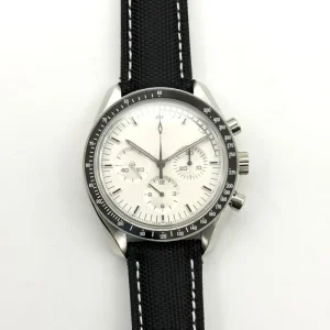 Classic Design White Dial Limited Edition Automatic Mechanical Watch Multi-functional Luxury Men’s Sports Watch