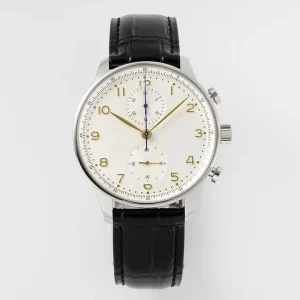 Classic High End Customizable Women’s Black Genuine Leather Strap Stainless Steel Case Casual Mechanical Watch