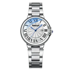 Classic High end Ladies’ Watch Water resistant Luminous Stainless Steel Wristwatch