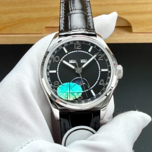Classic Luxurious Watch Stainless Steel Case Automatic Winding Mechanical Watch Men Business Watch