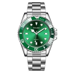 Classic Men Fashion Sport Watch Stainless Steel Date Analog Quartz Watch Reloj Hombre