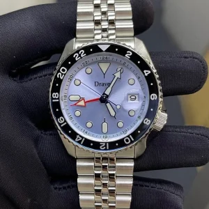Classic Men’s Chronograph Wristwatch Waterproof 100m Luminous Hands Automatic Mechanical Watch