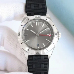 Classic Metal Stainless Steel Watch with Date Display Function Automatic Mechanical Wristwatch for Men