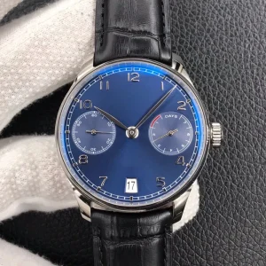 Classic Popular Minimalist Stainless Steel Case Genuine Leather Strap Sports Style Men’s Watch Mechanical Watch