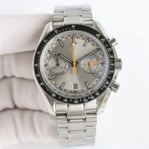 Classic Racing Style Chronograph Automatic Mechanical Watch Business Elegance Men’s Waterproof Watch