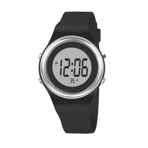 Classic Simple Round Children’s Watch Fashionable Color Scheme Electroplated Sports Multifunctional Electronic Watch