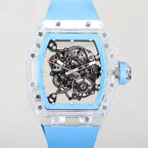 Classic Transparent Crystal Case Sapphire Crystal Mechanical Watch Unisex Business Watch