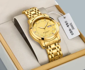Classic Watches for Men Waterproof Stainless Steel Fashion Man Wrist Business Automatic Watch