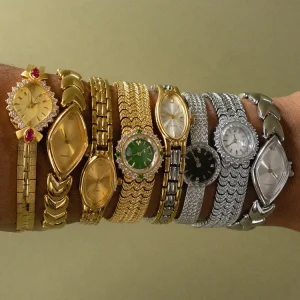 Classic Women’s Fashion Light Luxury High End Chain Watch Exquisite Oval Small Dial Stainless Steel Internet Celebrity Watch